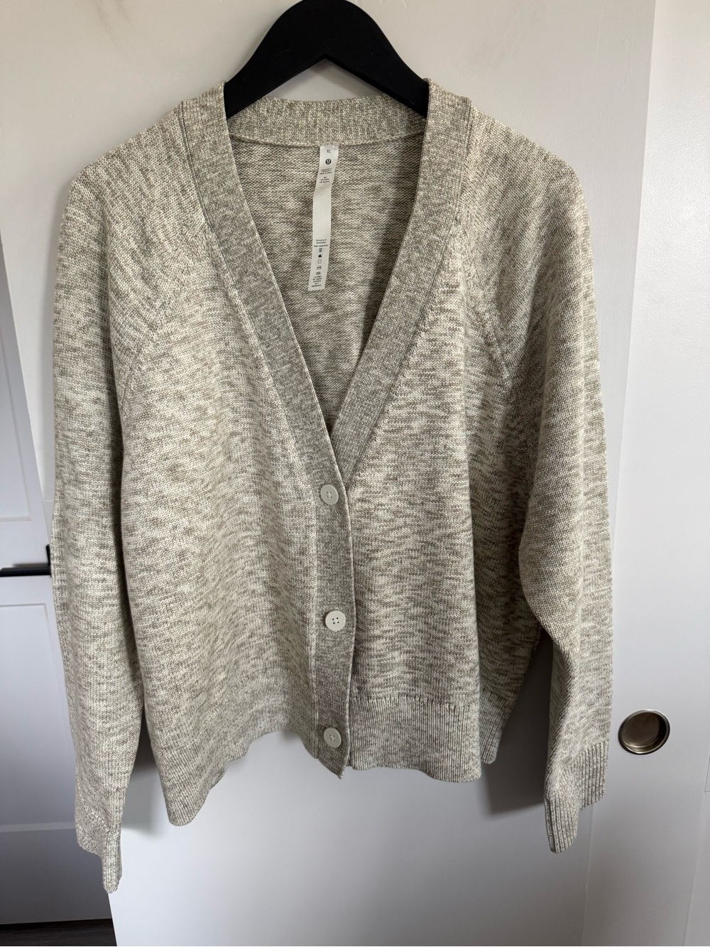 NWOT Lululemon Boxy Cotton-Blend Cardigan Size XL